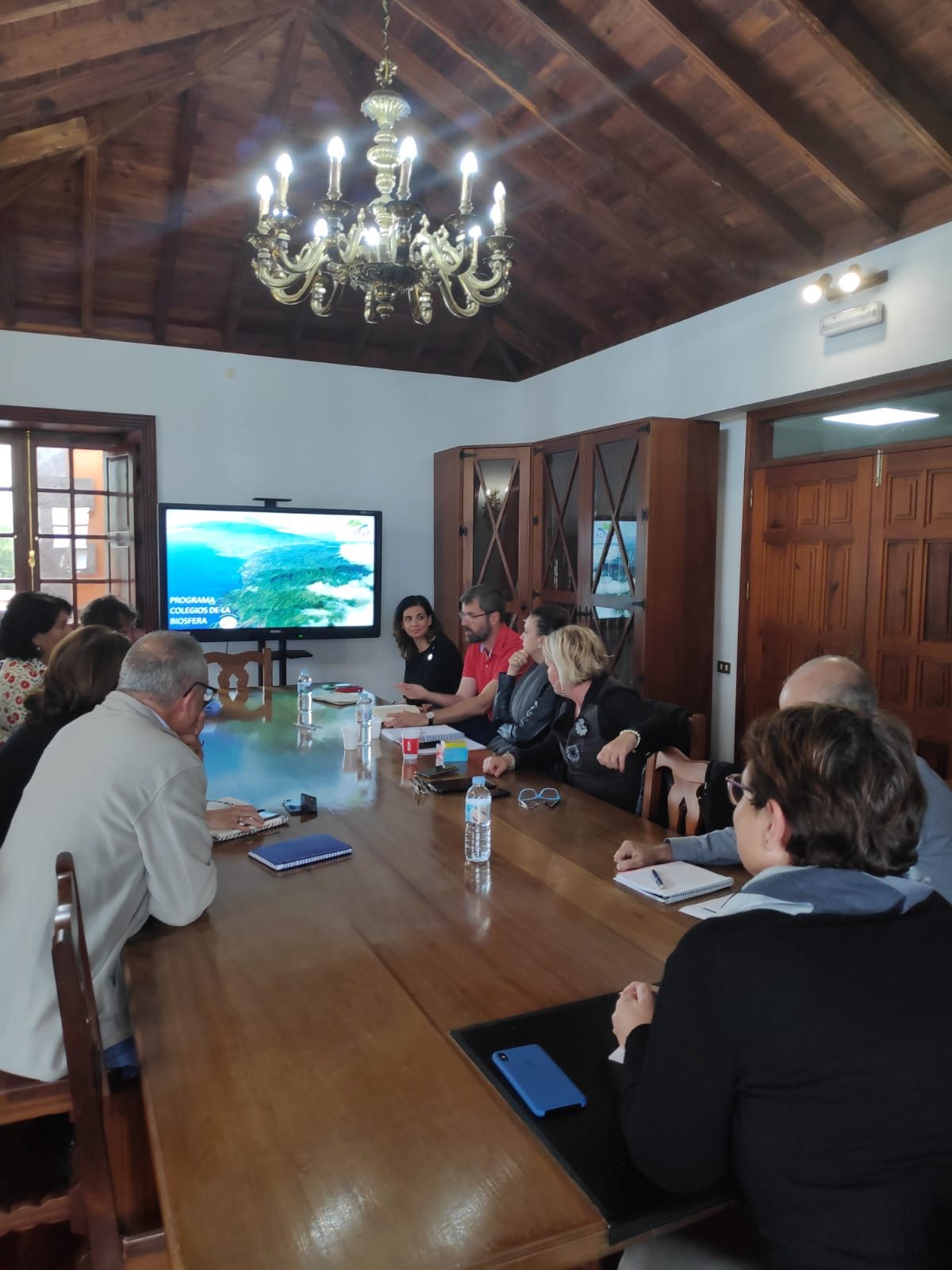 Colegios de la Biosfera acoge la segunda reunión entre Cabildo y municipios