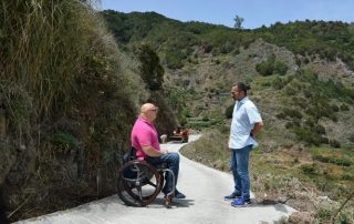 El Ayuntamiento de Santa Cruz de Tenerife concluye las obras de mejora de la pista de Pancosa, en Roque Negro