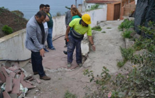 El Ayuntamiento de La Laguna acomete las obras de accesibilidad en la Hoya de Arriba