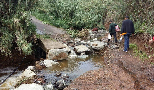 San Andrés reclama la limpieza del barranco Las Huertas