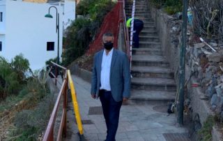 Santa Cruz inicia los trabajos de reforma del Paseo Inciensal en Igueste de San Andrés