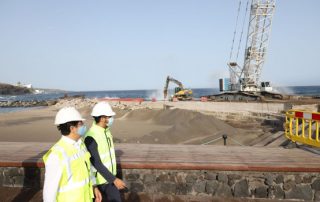 El Cabildo inicia la construcción del nuevo dique de Bajamar