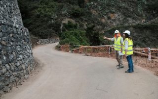 Las obras de la carretera de Chinamada estarán finalizadas en octubre